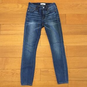Madewell High Riser Skinny Jeans, Size 24